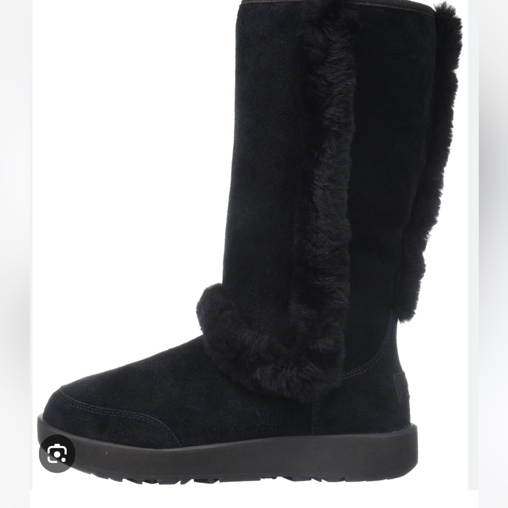UGG AUSTRALIA UGGS SUNDANCE TALL BLACK WATERPROOF SZ 7